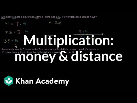Comparing with multiplication: money and distance | 4th grade | Khan Academy