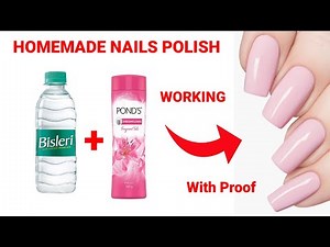 How to make Nail Polish at home /DIY homemade Nail polish Nail polish tutorial/making nail polish