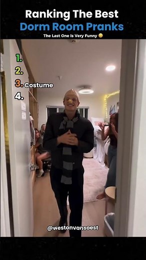 Ranking The Best Dorm Room Pranks 😂👽