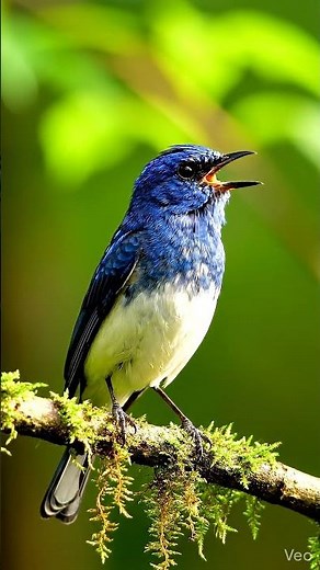 Japan’s Blue Singer Hidden in the Forest #birds #birdsong #wildlife