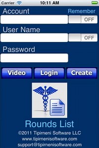 Rounds List app Demo Video