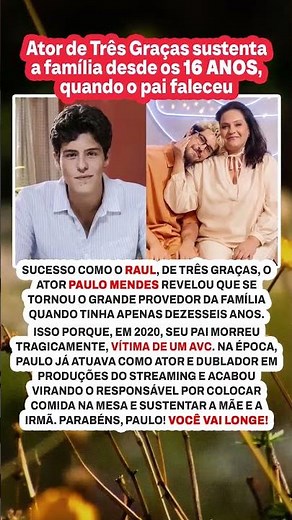 A história de superação do jovem ator que virou o herói de casa