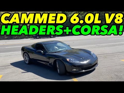 CAMMED Chevy Corvette 6.0L V8 w/ HEADERS & CORSA EXTREME!