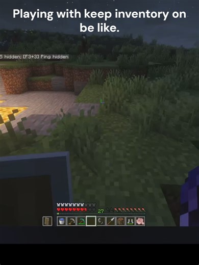 The Joy of Keep Inventory in Minecraft