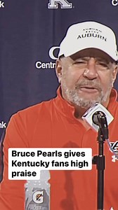 346K views · 4K reactions | Bruce Pearl says “there are no fans more knowledgeable than right here in Kentucky “ #BigBlueNation #kentuckybasketball #brucepearl #auburntigers | Everything Kentucky Online | Facebook