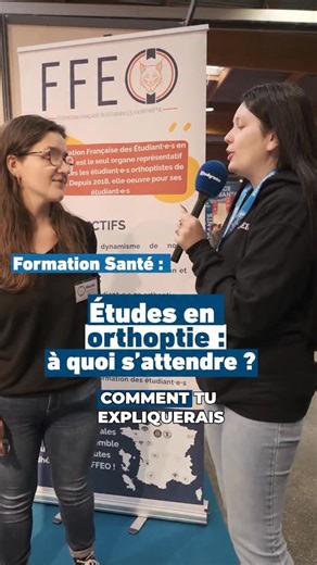 Études en orthoptie : a quoi s’attendre ? Marine en 3ème anne d’études d’orthoptie vous explique le métier et les études. #orientation #formation #metier #orthoptie | Studyrama