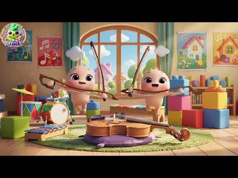 The Little Violins Go Vee Vee Vee | Fun Music Nursery Rhymes for Kids | Baby Songs for