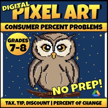 Consumer Math Percent Word Problems Sales Tax Tip Discount No Prep Sub Plans