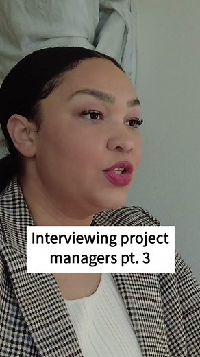 Shes backkkkk! Interviewing project managers part 3.😂 #projectmanager #projectmanagement #pmp #fyp