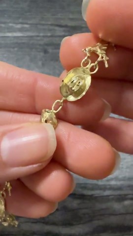 Vintage 10K Gold Cowboy and Horse Motif Bracelet - Etsy