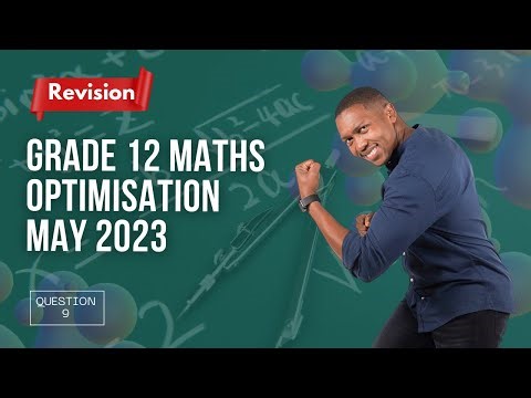 Optimisation | Revision | May 2023 | Mlungisi Nkosi