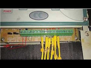 Integration details of fire damper with Fire Signal and AHUs | Fire damper control wiring details