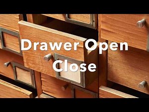 Drawer Open Close Sound Effect
