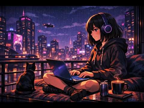 Cyberpunk Vibes • Lo-fi Chill • 28 Min Study & Relax Session