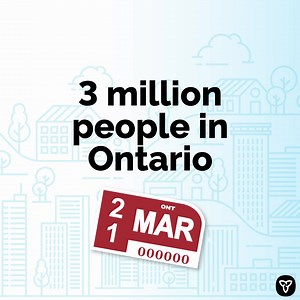 More than 3 million people in Ontario will have to renew their licence plate sticker. Get ahead of the line. | ServiceOntario
