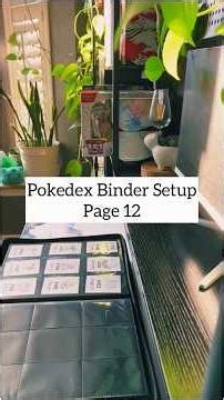 Pokemon Pokedex Binder Setup (Page 12: Cards #100-#108)