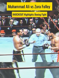 Muhammad Ali vs Zora Folley | Greatest Boxing Match Ever
