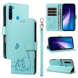 SATURCASE Coque pour Xiaomi Redmi Note 8T, Chat Mignon PU Cuir Magnétique Flip Portefeuille Support Porte-Carte Dragonne Protecteur Housse Étui pour Xiaomi Redmi Note 8T (ZC-Vert) | Rakuten