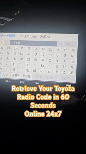 Retrieve your Toyota radio unlock code in 60 Seconds Jamaica Fastest Fix Online 2026
