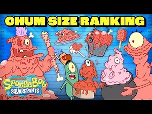Every Item on the Chum Bucket Menu Ranked By SIZE🍴| SpongeBob