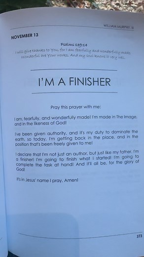 This is for The Finishers. FINISH. #1000peoplepraying #atlanta #GoodMorning #Divine9 #WilliamMurphy | William Murphy