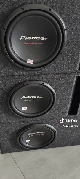 Pioneer Champion Series Subwoofers Overview