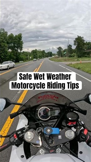 Safe Wet Weather Motorcycle Riding Tips