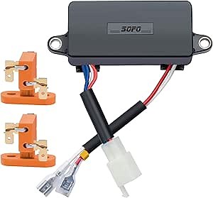 SOFO 2KW-4KW Generator AVR Automatic Voltage Regulator with Carbon Brush for Champion Predator Blackmax Powermate Duromax Firman 2KW 3KW 3.5KW 4KW Generator Parts