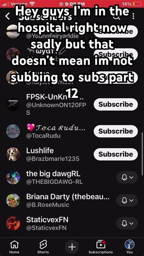 Subbing to subs part 12