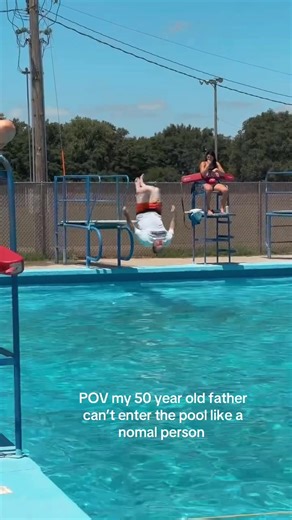 Managing the city pool means my dad comes to break all the rules..