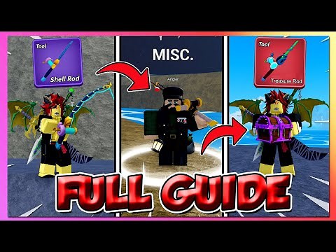 Blox Fruits Update 27 How To Get New Treasure Rod, Shell Rod Fast + Full Guide!