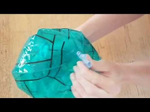 Inflating a beach ball