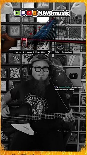 High-octane pop-punk bass energy on 'A Love Like War'! #shorts #bass