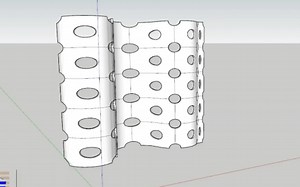 Sketchup草图大师初学者我的第四课：Flowify曲面流动