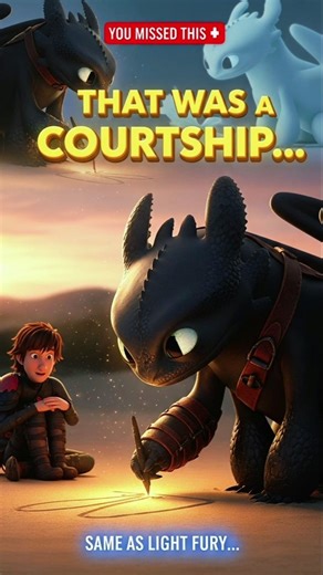 The Sand Drawing Scene Has A Hidden Meaning ✏️ #Toothless #Hiccup #HowToTrainYourDragon