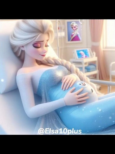 “Elsa Finally Pregnant, Gives Birth at the Hospital” #frozen #disney #elsa #anna