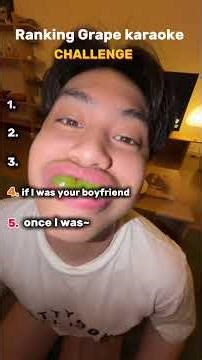 Top 5 Funniest Grape Karaoke Challenge Moments 😂🍇