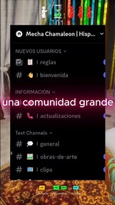 Discord MECCHA CHAMELEON en ESPAÑOL 🦎🎨Link en descripción o en video en mi canal #mecchachameleon