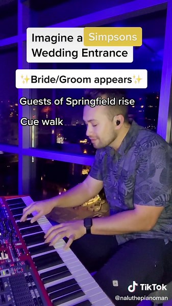 Simpsons Wedding Piano Cover | Unique Wedding Entrance Music