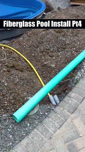 Fiberglass Pool Install Pt4 🛠️ Coping, Plumbing & Electrical Setup!