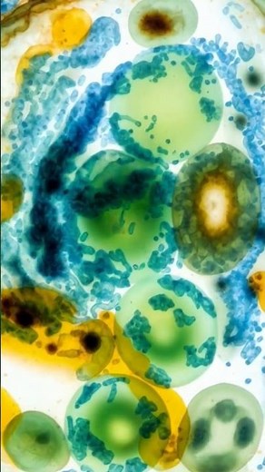 plant cell under microscope 🔬#biology #class9science