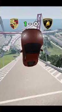 Lamborghini vs Porsche in BeamNG Drive 😱 Ultimate Crash Test Battle!