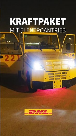 Power trifft Präzision: Unser E-Schlepper am DHL Hub Leipzig 🚛⚡