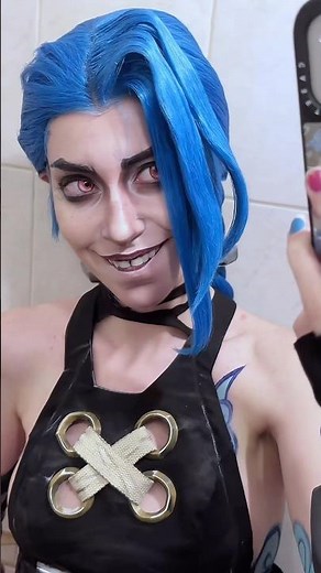 my jinx cosplay progress #arcane #jinx #leagueoflegends #cosplay