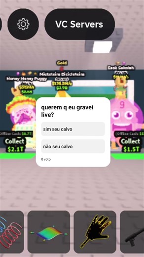 querem q eu gravei live?