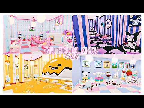 My Hello Kitty Cafe Tour ☕️ Ideas | Roblox