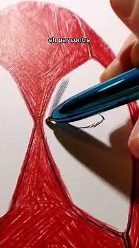 draw deadpool but... backwards 😅 #art #drawing #lilbronn