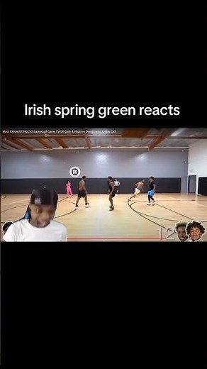 Irish spring green reacts #basketball #flightreacts
