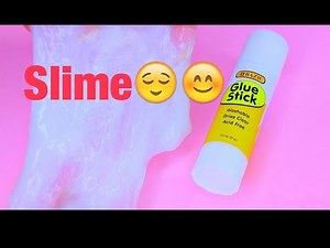 DIY/slime made with a glue stick