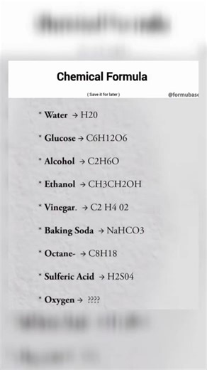 Top 10 Common Chemical Formulas You MUST Know! 🧪📖